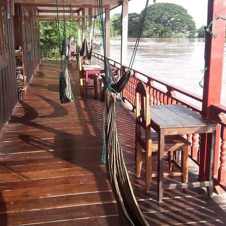 Riverside Bungalow Hotel Don Det Ngoại thất bức ảnh
