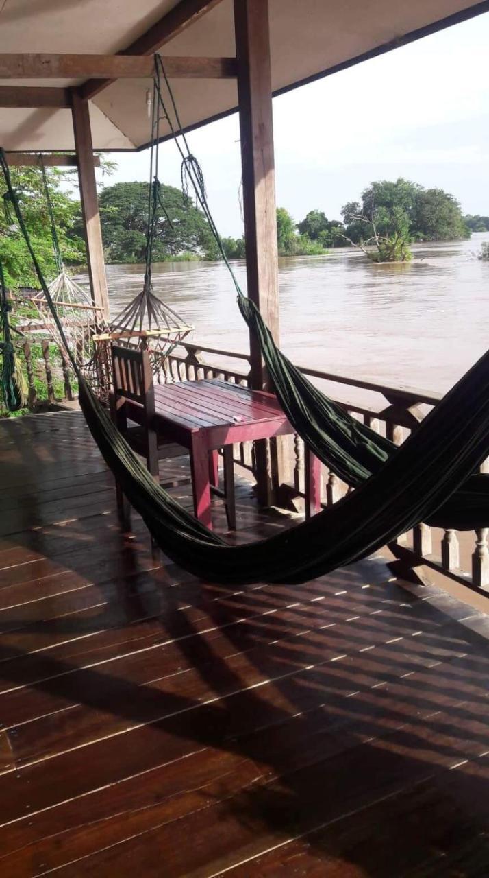 Riverside Bungalow Hotel Don Det Ngoại thất bức ảnh