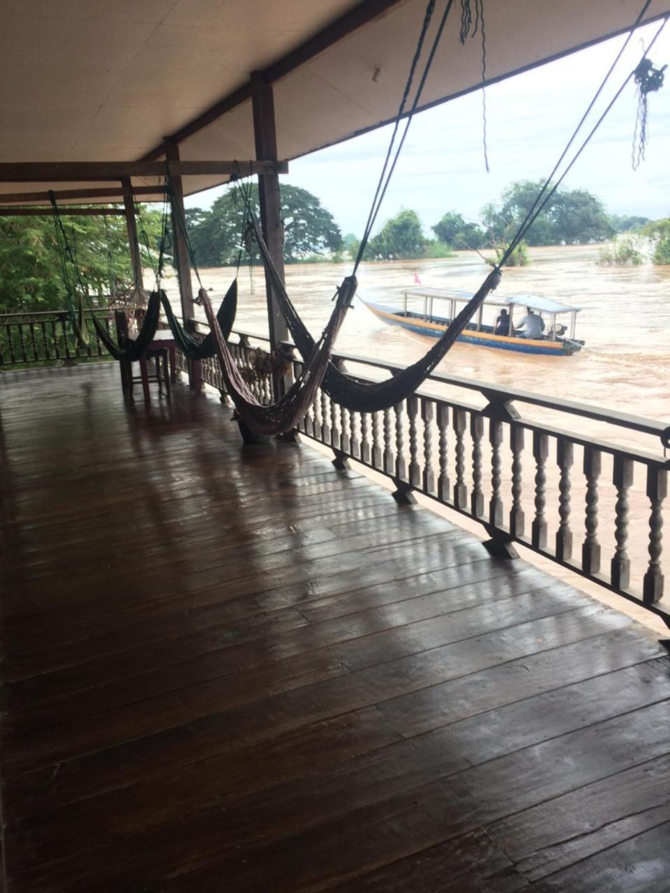Riverside Bungalow Hotel Don Det Ngoại thất bức ảnh