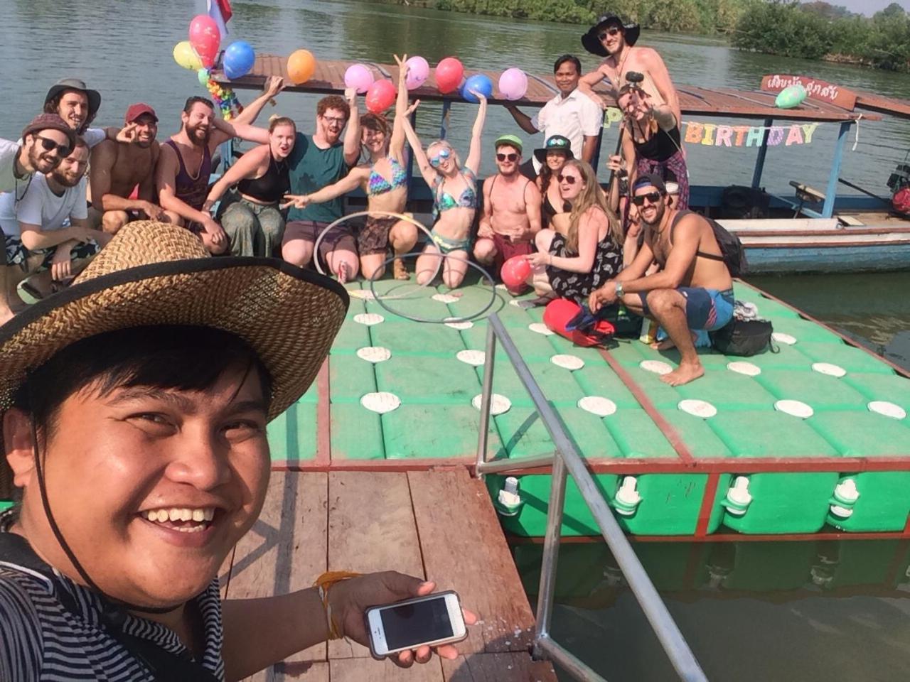 Riverside Bungalow Hotel Don Det Ngoại thất bức ảnh
